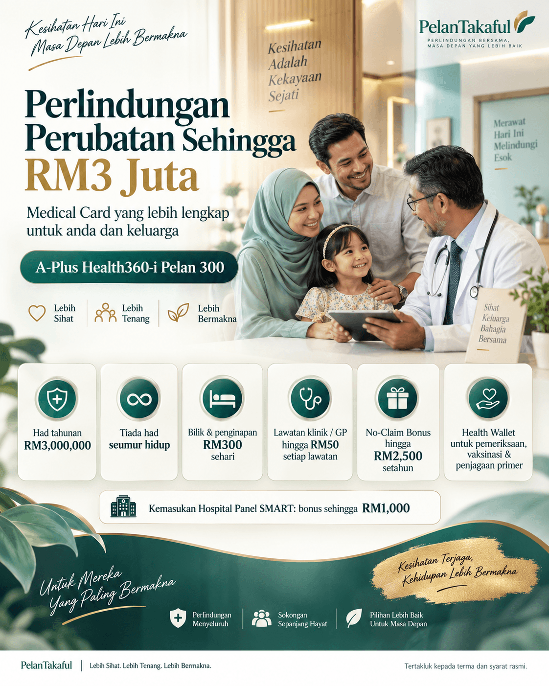 Medical Card AIA A-Plus Health360-i Plan 300